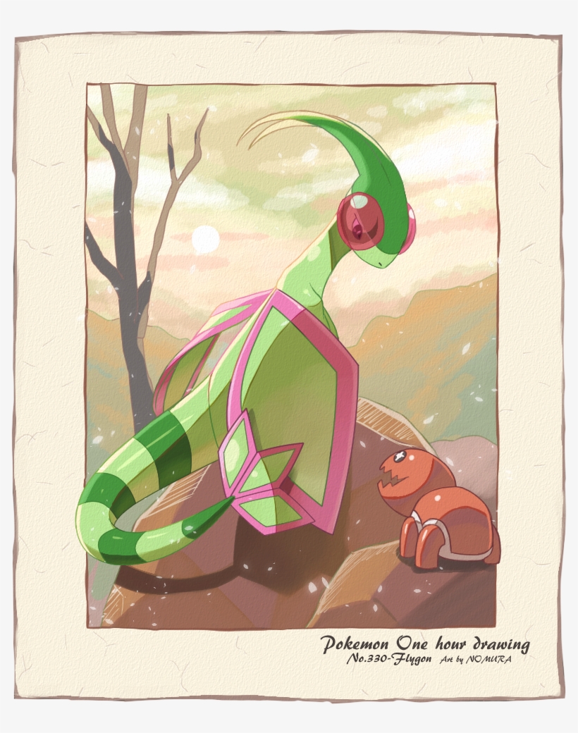 Flygon , - Illustration, transparent png