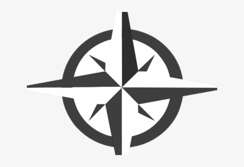 South Clipart Simple Compass - Not All Who Wander Are Lost, transparent png