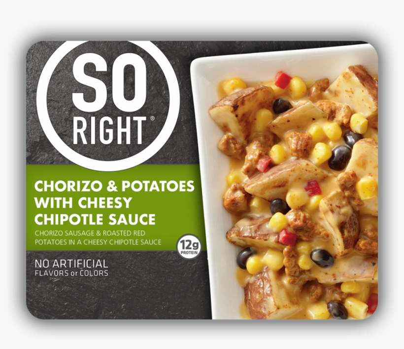 Chorizo & Potatoes With Cheesy Chipotle Sauce - Chicken As Food, transparent png