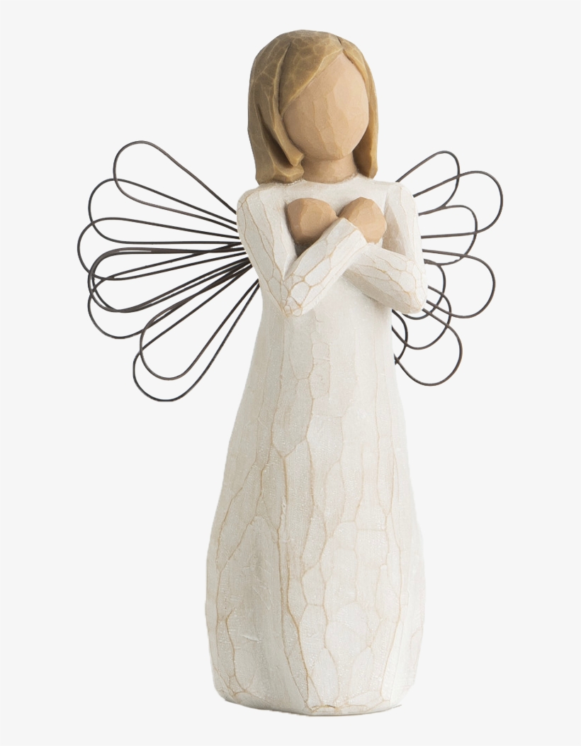 Sign For Love Angel Figurine - Willow Tree Figurine Angel, transparent png