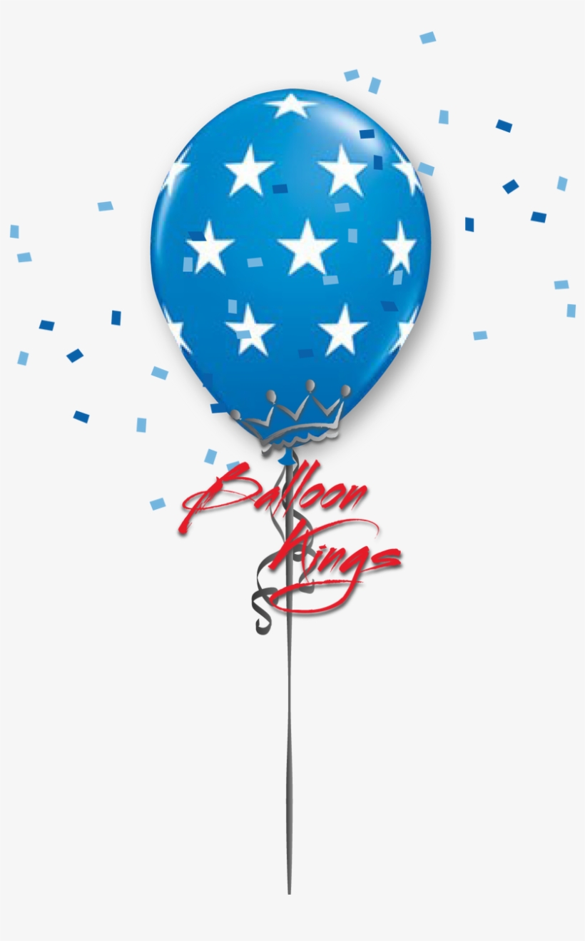 11in Latex American Stars - Clipart Of Polka Dots Balloons, transparent png