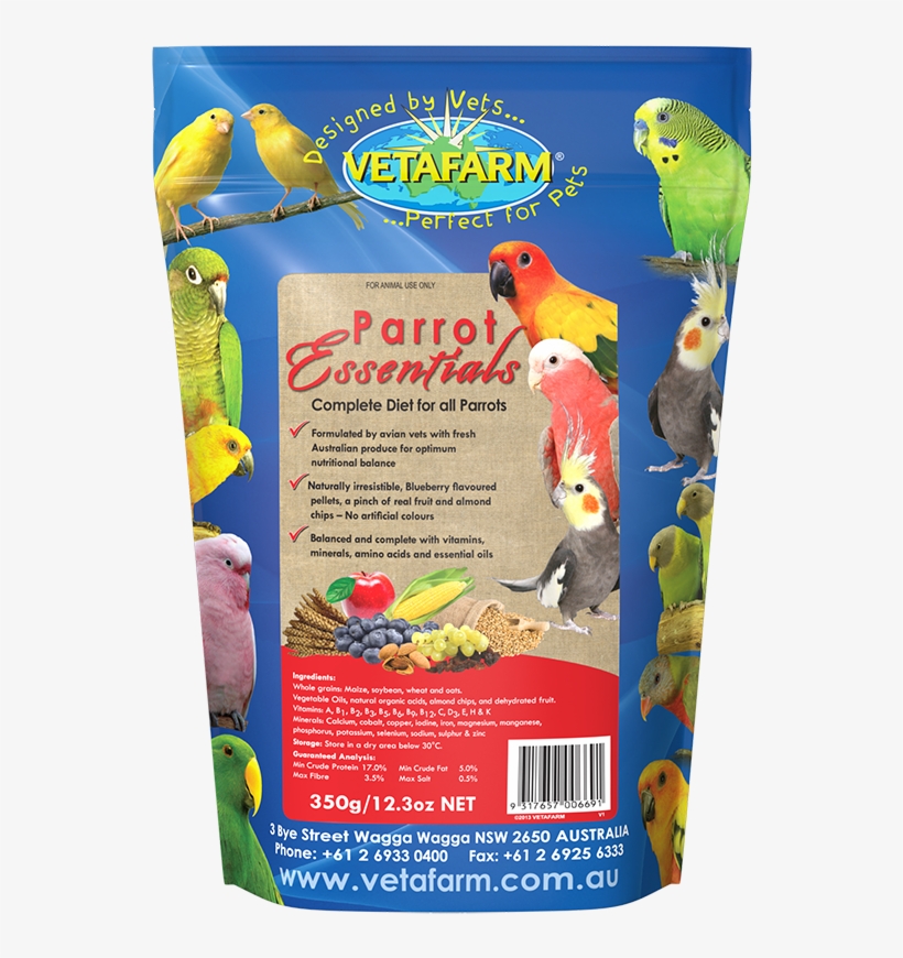 Parrot Essentials 350g Lowres, transparent png