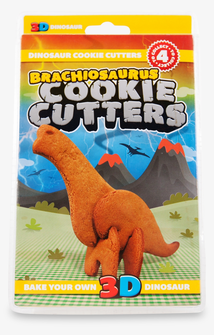 3d Dinosaur Cookie Cutter Brachiosaurus - Animal Figure, transparent png