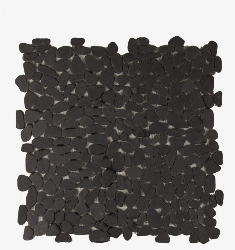 Nero Bianco Matt Flat Pebbles - Floor, transparent png