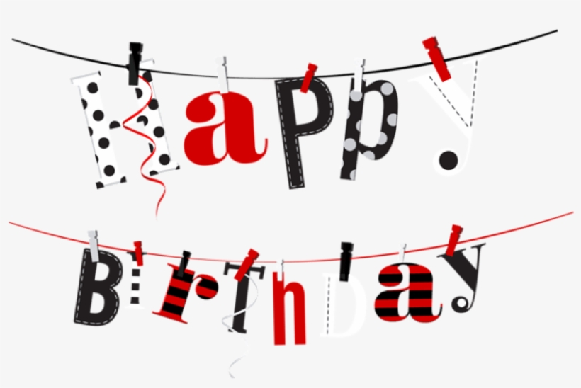 Free Png Download Happy Birthday Streamer Transparent - Png For Happy Birthday, transparent png