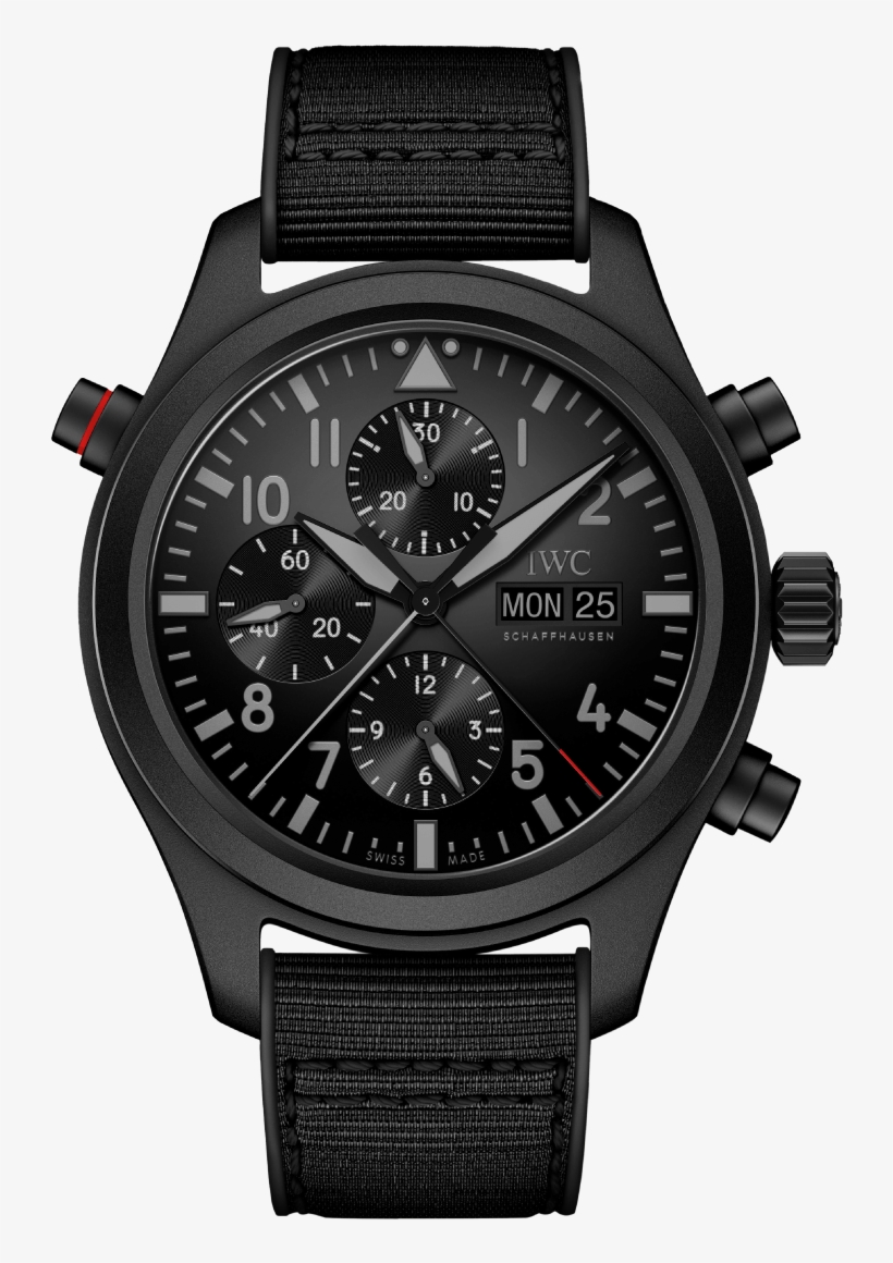 Big Pilot's Watch Top Gun Ceratanium - Iwc Top Gun 2019, transparent png