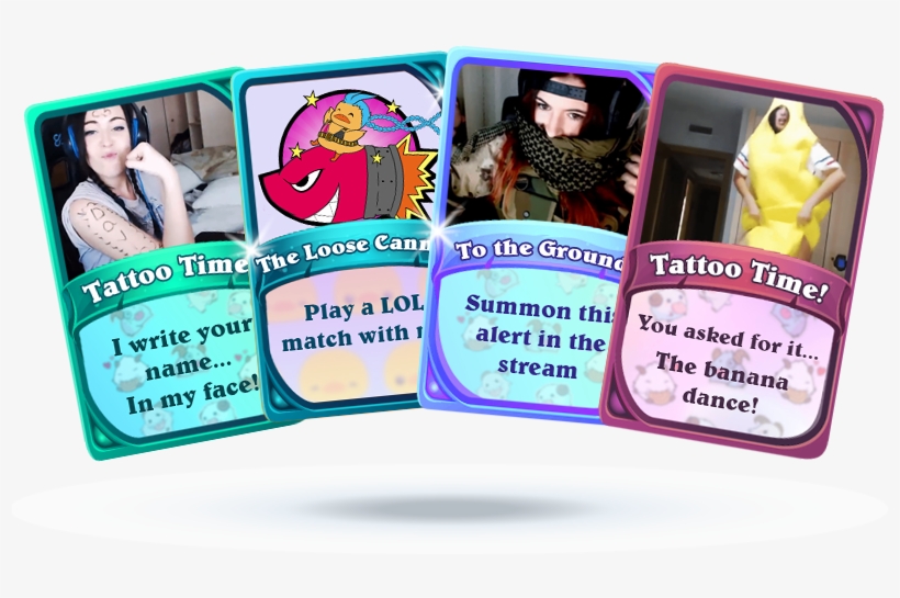 Streamers Can Issue Cards, Which Can Be Acquired By - Streamloots Cards, transparent png