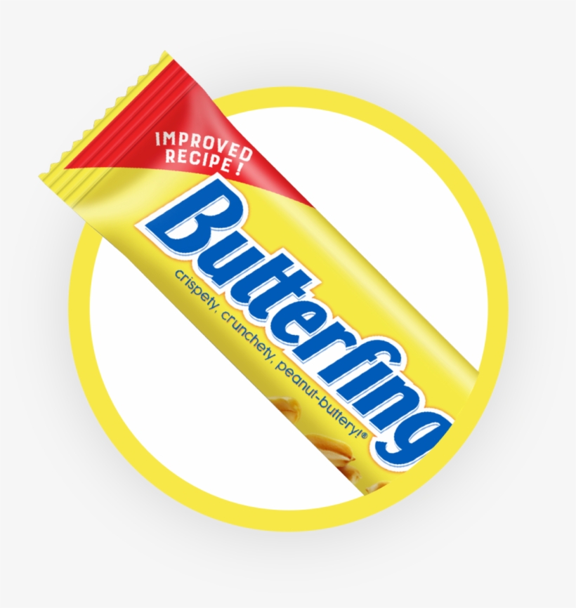 Butterfinger Bar - Label, transparent png