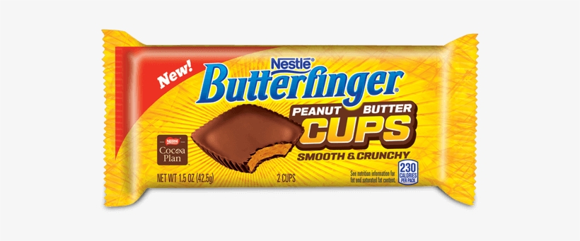 Butterfinger Peanut Butter Cups - Peanut Butter Chocolate Brands, transparent png