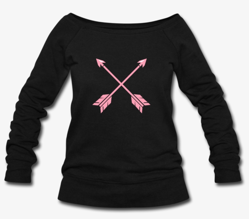 Native American Pink Arrows Women's Wideneck Sweatshirt - Sweatshirt, transparent png