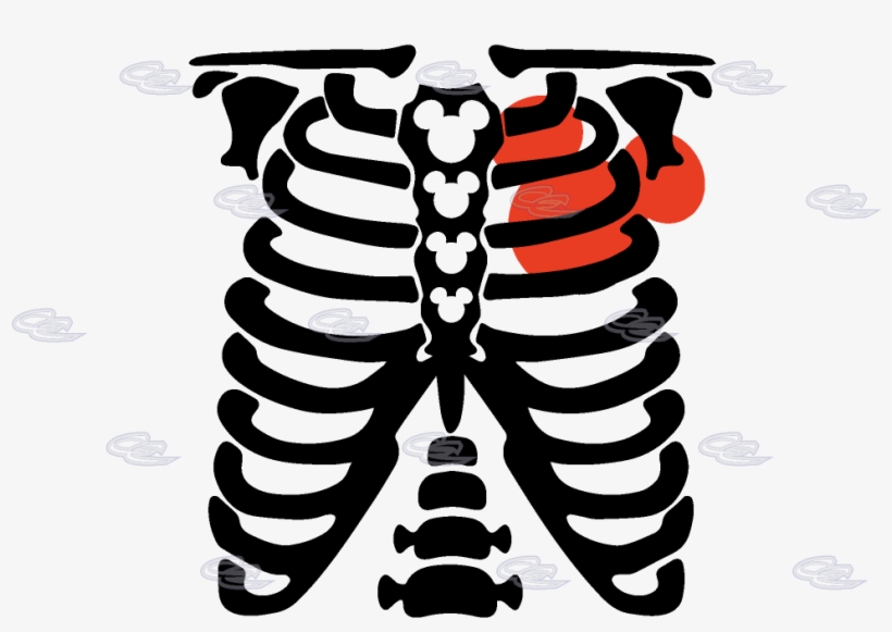 Chest With Heart Shirts Signs Website Mwm - Bone Design T Shirt, transparent png