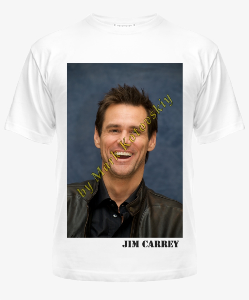 Заказать Футболка С Принтом Jim Carrey - Джим Керри, transparent png