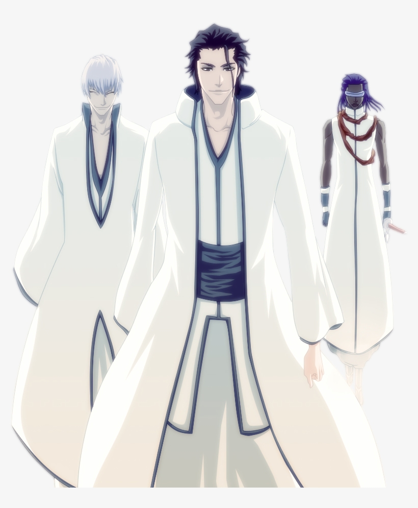 Os Planos Do Aizen Se Baseavam Em Tomar Conta Da Central - Sosuke Aizen And Gin, transparent png