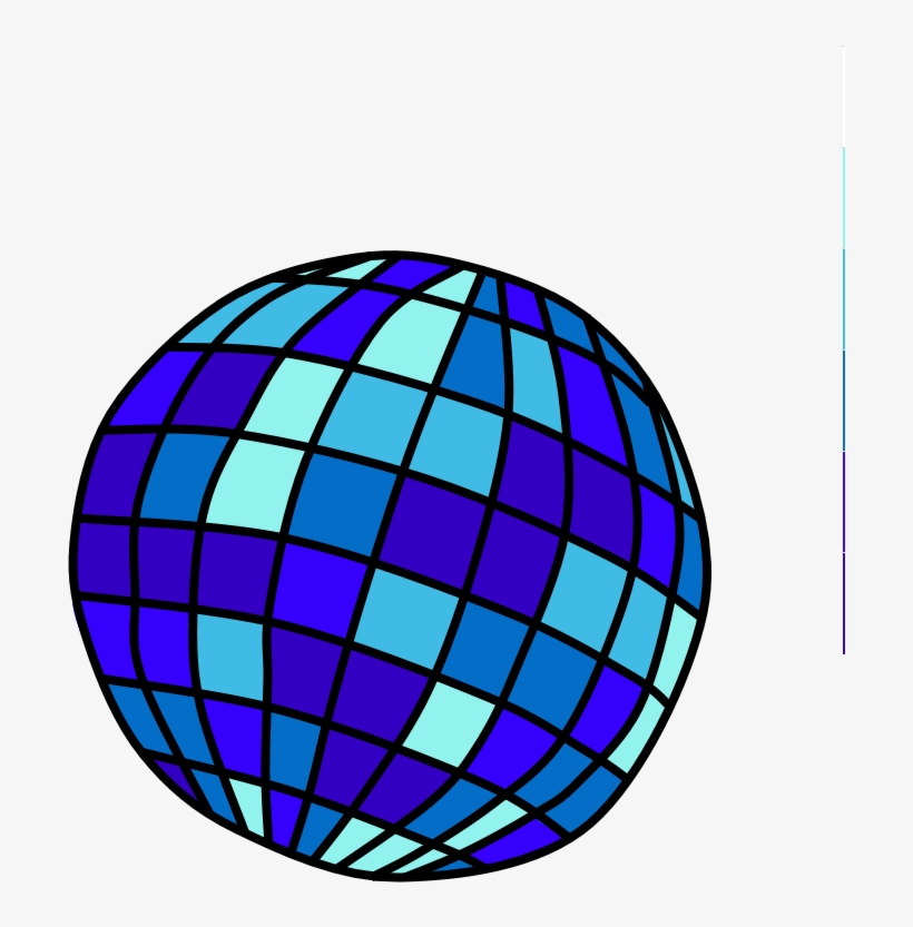 Disco Ball, Blue, Png - Circle, transparent png