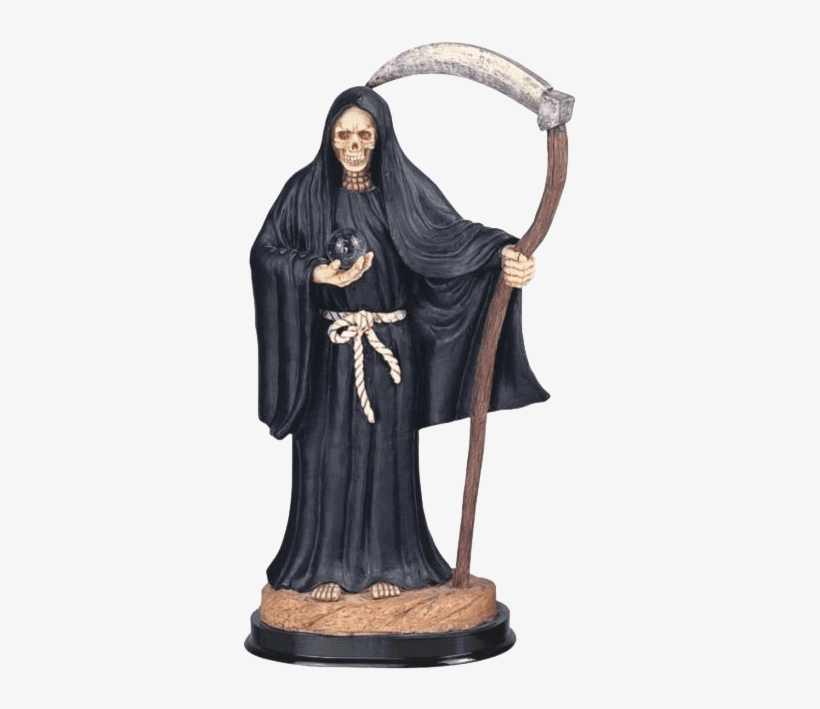 Large Black By Medieval Collectibles - Santa Muerte Statue, transparent png