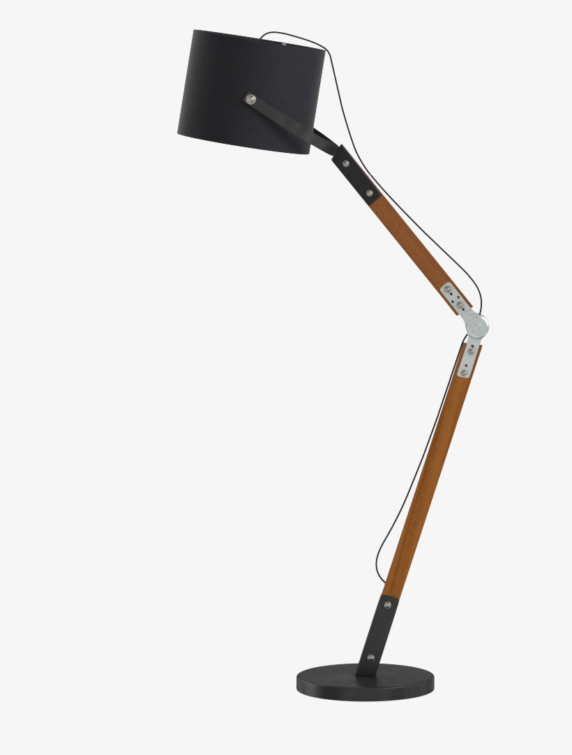 Orion Floor Lamp - Wood, transparent png