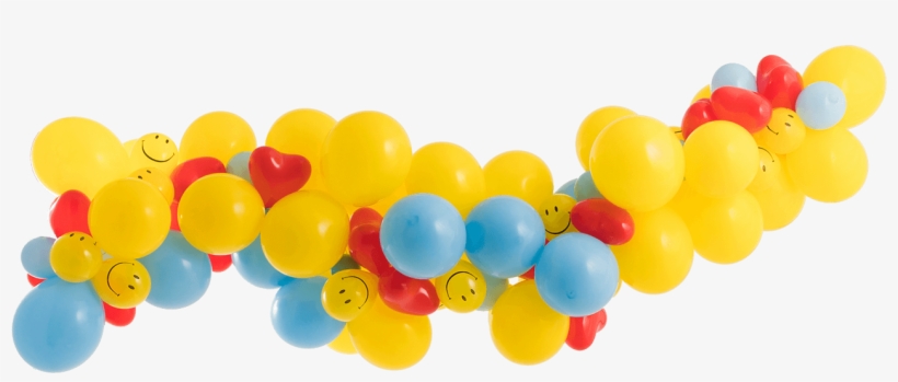 Emoji Balloon Garland Kit - Bead, transparent png