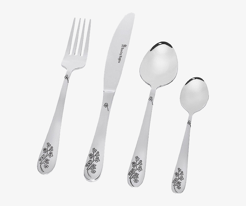 Stanley Rogers Albany Blossom 32pc Cutlery Set - Knife, transparent png