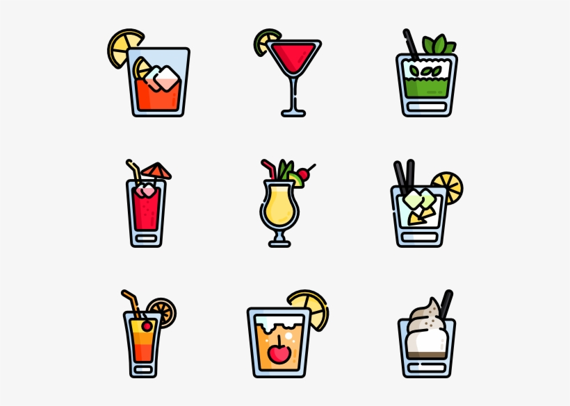 Cocktails, transparent png