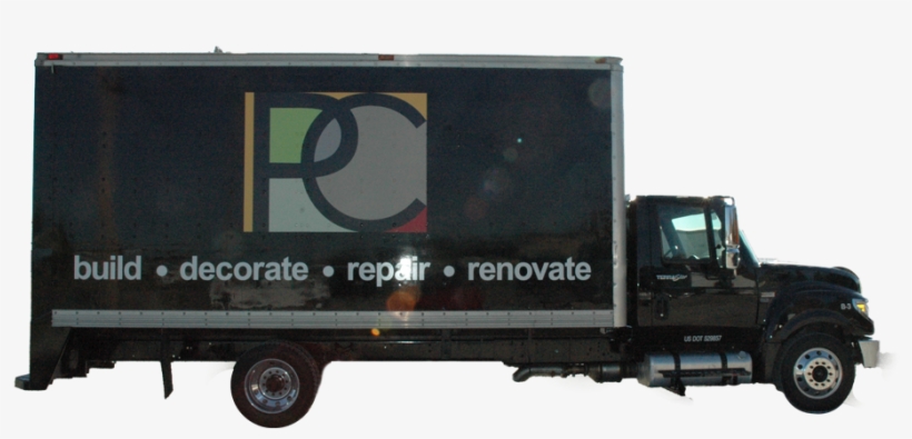Box Truck Decals And Lettering - Trailer Truck, transparent png
