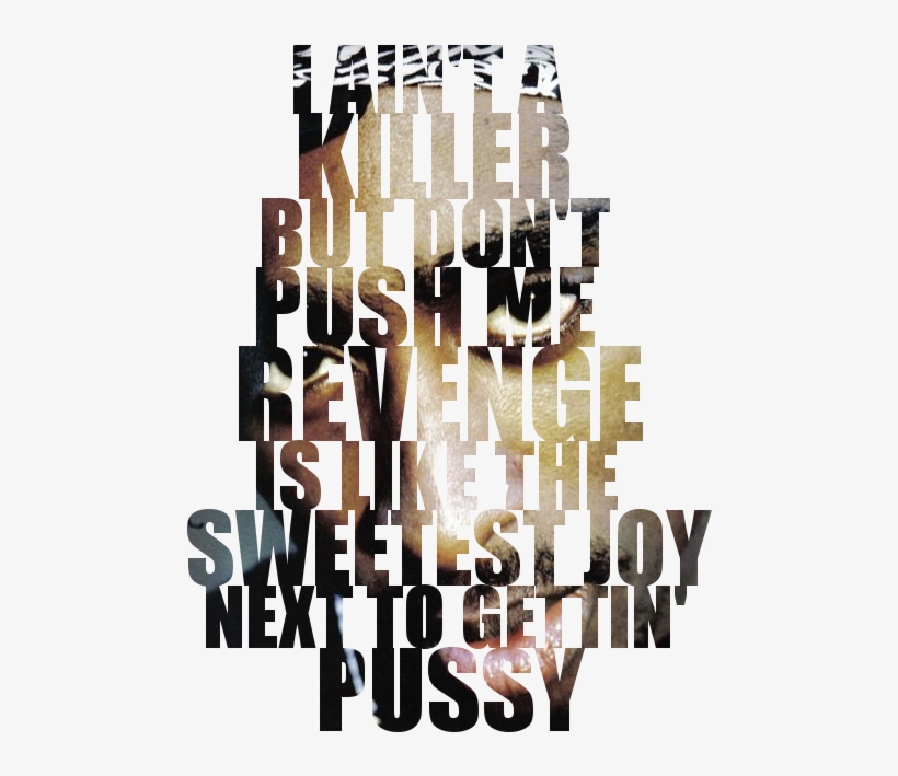 I Aint A Killer But Dont Push Me - Poster, transparent png