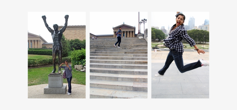 Pennsylvania / Philadelphia / The Rocky Statue And - Walking, transparent png