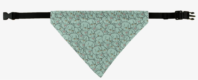"handsome Squidward Pet Bandana\ - Paisley, transparent png