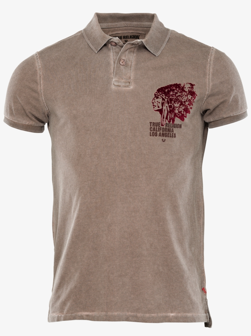 Polo Piqué Mit Indian Print - Polo Shirt, transparent png
