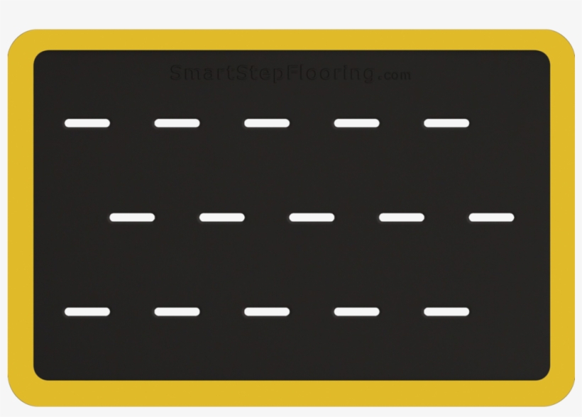 Slotted 3/4" Anti-fatigue Mat - Computer Keyboard, transparent png