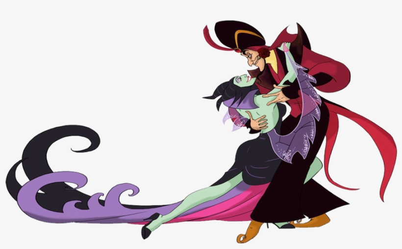 Steampunk Clipart Halloween - Maleficent And Jafar Poster, transparent png