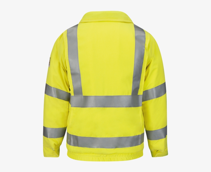 Roll Over Image To Zoom - Yellow Hi Vis Bomber Jacket, transparent png