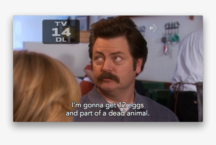 Ron Swanson's “breakfast Of The Champions” - Office Planking, transparent png