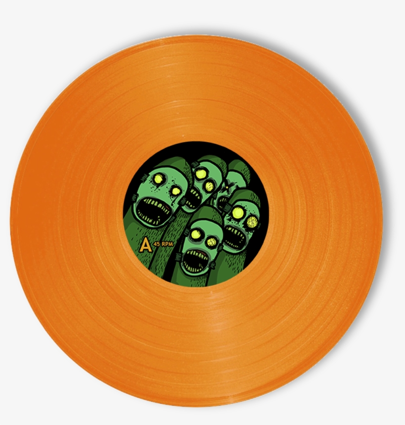 Vinyl Dead Neck Orange, transparent png