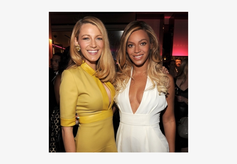 Beyoncé E Blake Lively Sorridenti Al Chime For Change - Beyonce Blake Livly, transparent png