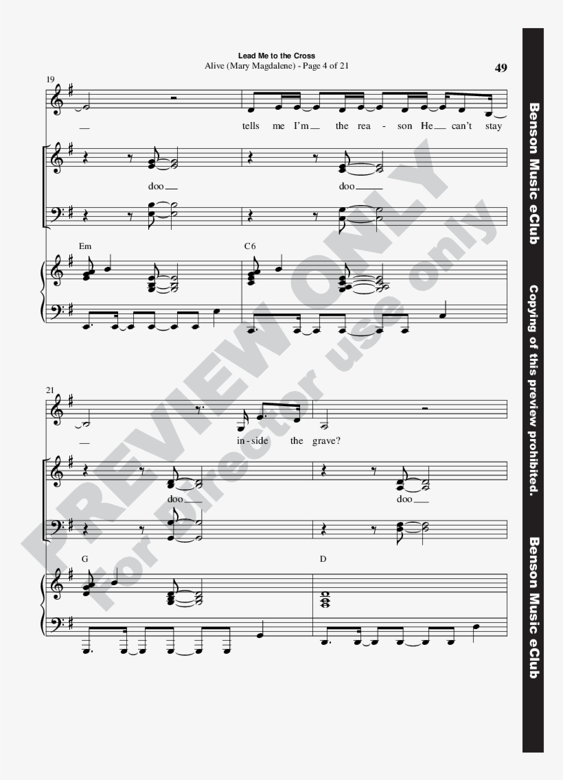 Lead Me To The Cross The Road To Easter Thumbnail - Sheet Music Free Chain Breaker, transparent png