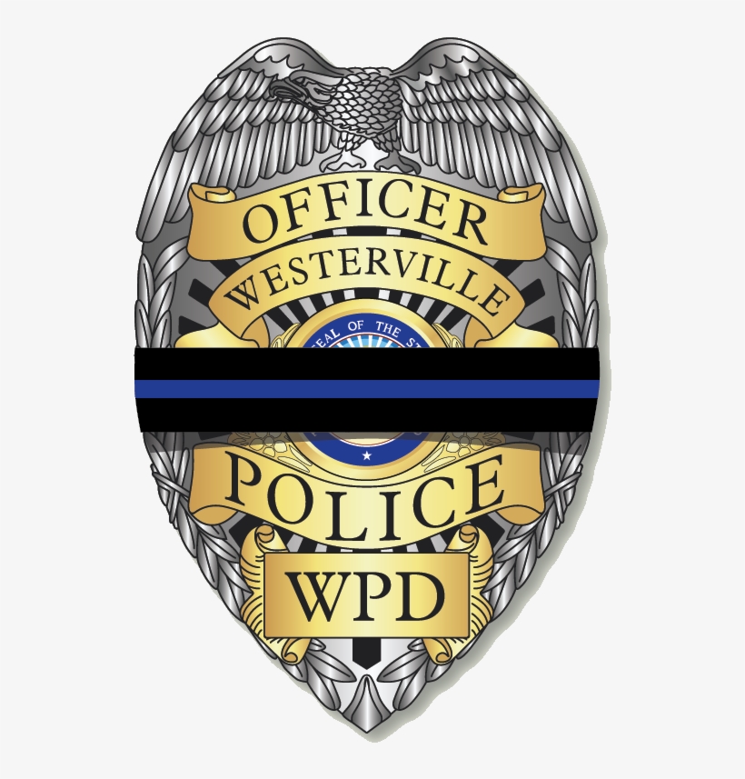 News / Blog - Westerville Police Badge Mourning, transparent png