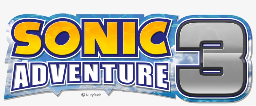 477kib, 1366x585, Sonic Adventure 3 Logo By Nuryrush-da3jk6k - Sonic Adventure Logo Font, transparent png