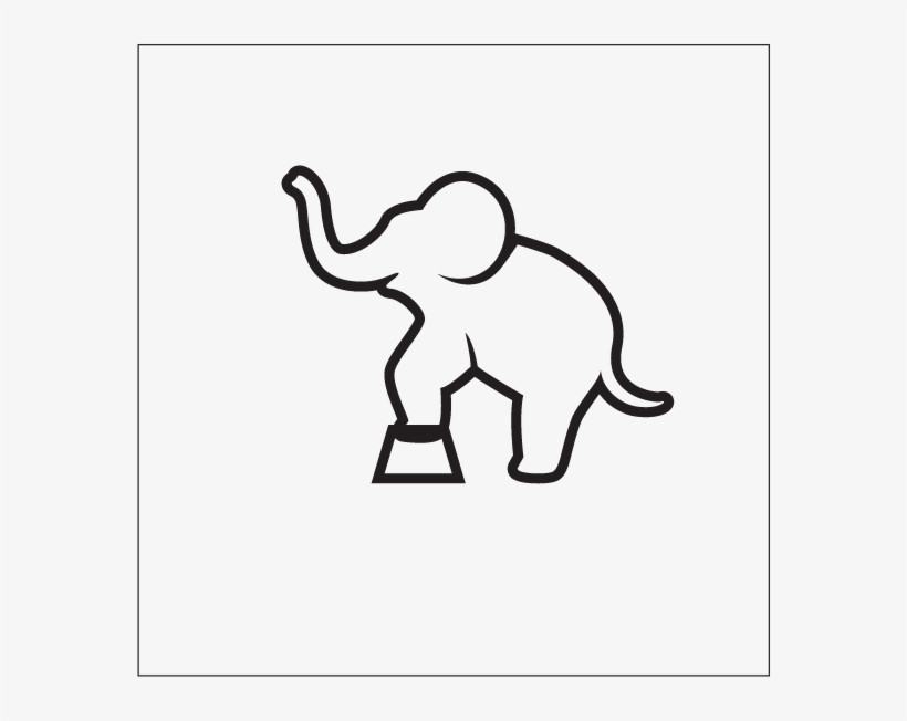 U61-circus,present - Indian Elephant, transparent png