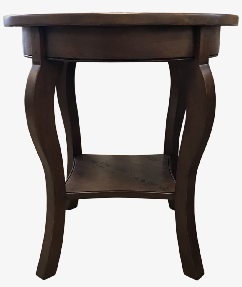 Mackenzie Dow Round Lamp Table With Shelf And French - Lamp On Table Png, transparent png