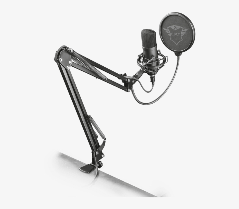 Gxt 252 Emita Plus Streaming, Usb, Black, Microphone - Trust Gxt 242 Lance, transparent png