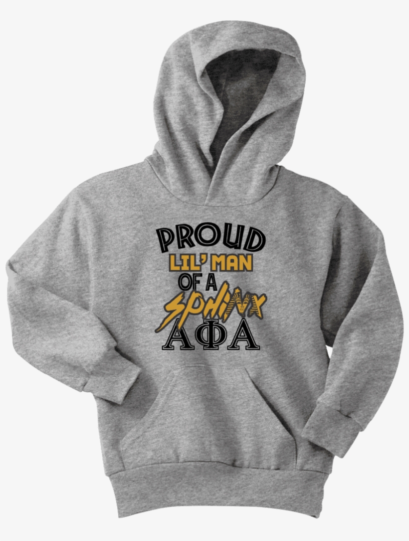 Alpha Phi Alpha Proud Lil Man - Sweatshirt, transparent png