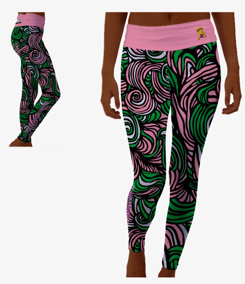Leggings Alpha Phi Alpha Sorority - Zeta Phi Beta Works Out, transparent png