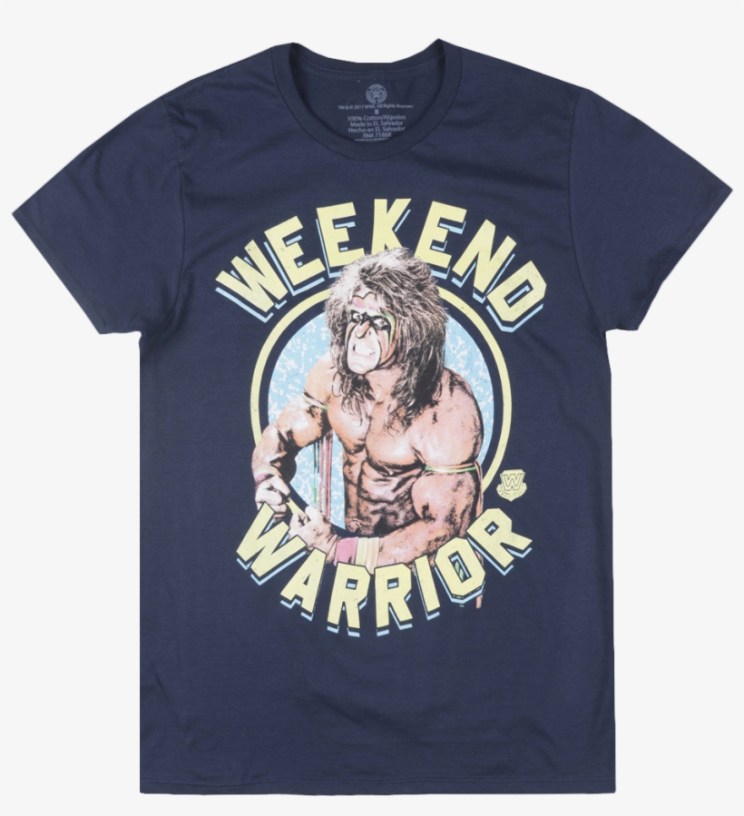 Ultimate Warrior Weekend Tee - Wwe, transparent png