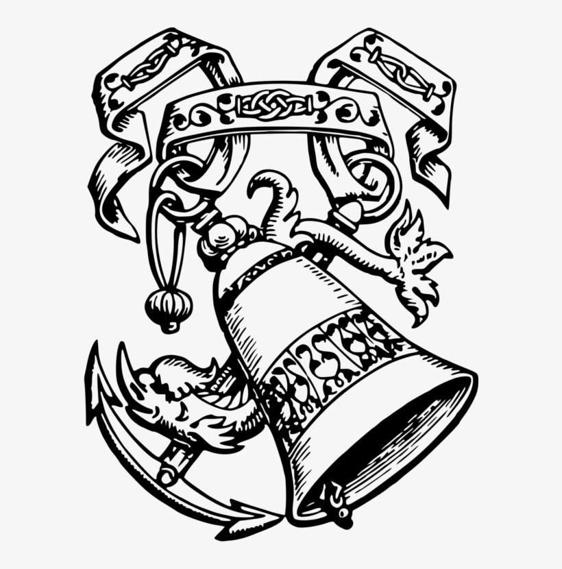 Anchor Jangkar Coloring Book Poetical Works Drawing - Bell Of Santa Drawing, transparent png