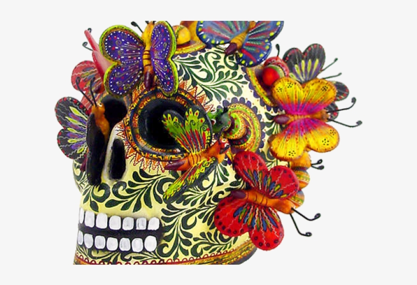 Day Of The Dead Clipart Dead Skeleton Dancing - Dia De Los Muertos Skulls Png, transparent png