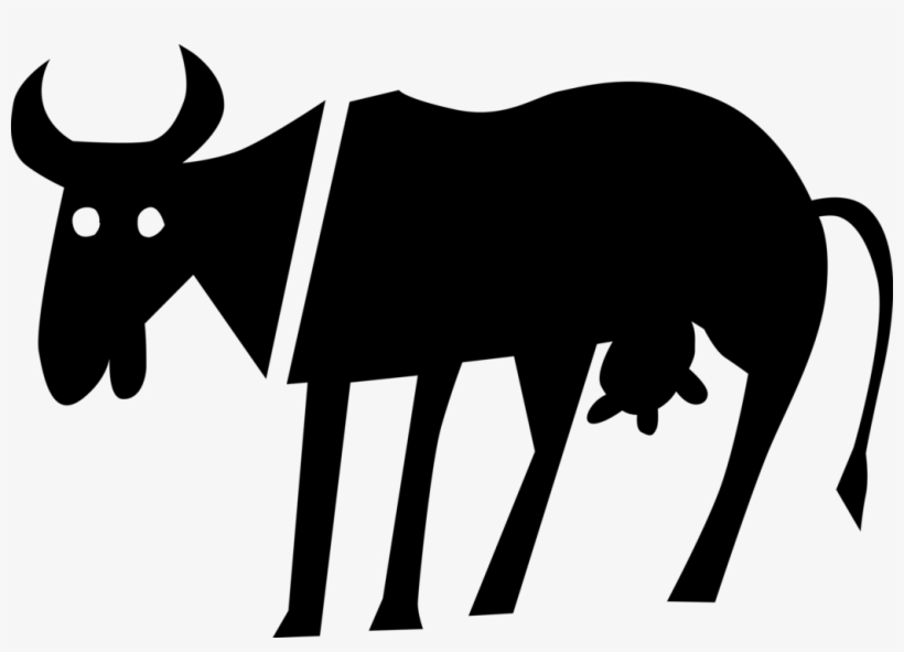 Vector Illustration Of Dairy Farm Milking Cow, transparent png
