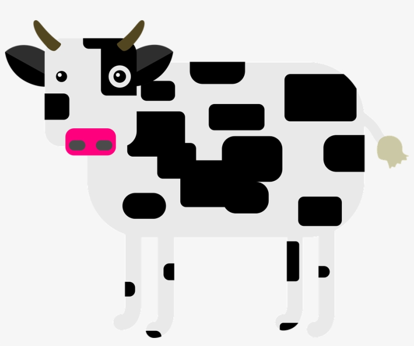 Cow Milk Dairy Cows - Cattle, transparent png