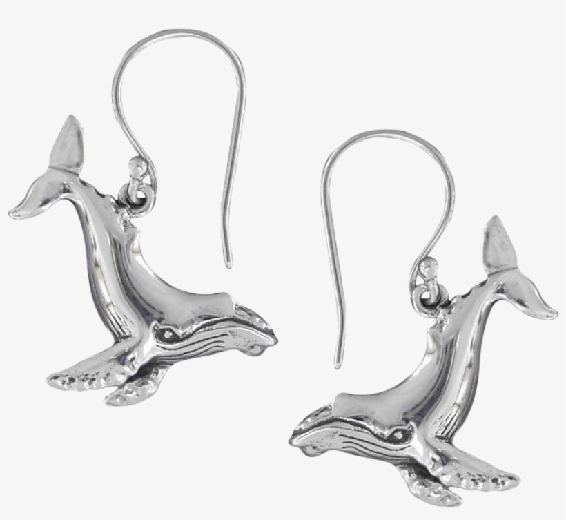 Humpback Whale Earrings Creations, For Beauty, And - Earrings, transparent png