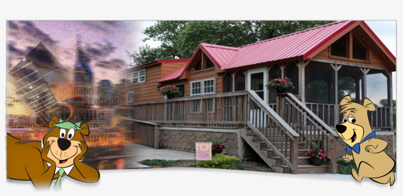 Family Camping In Nashville Welcome To Yogi Bear's - House, transparent png
