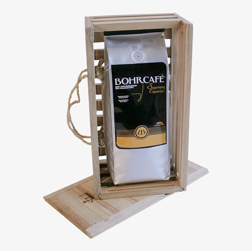 Supremo In Beans Or Grinded In Wooden Box - Bohrcafe Png, transparent png